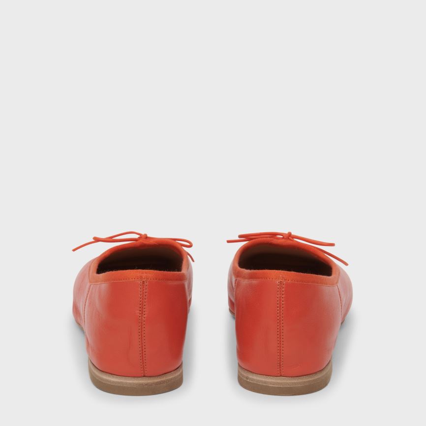 Ballerine Mansur Gavriel Square Punta Ballerina Donna Arancioni | NDLIBO50E