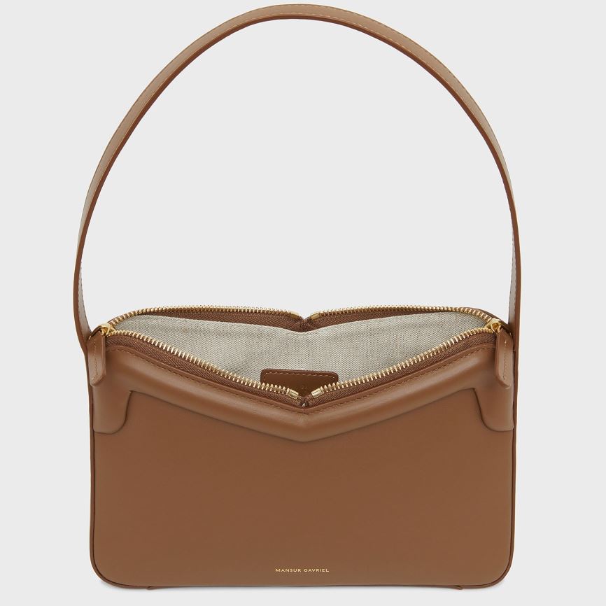 Borsa Baguette Mansur Gavriel M Frame Baguette Donna Marroni | BM12NHS647