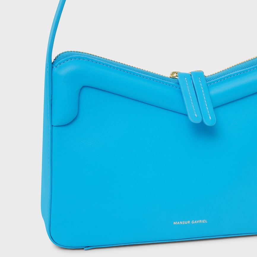 Borsa Baguette Mansur Gavriel M Frame Baguette Donna Blu | INVXRA2E7