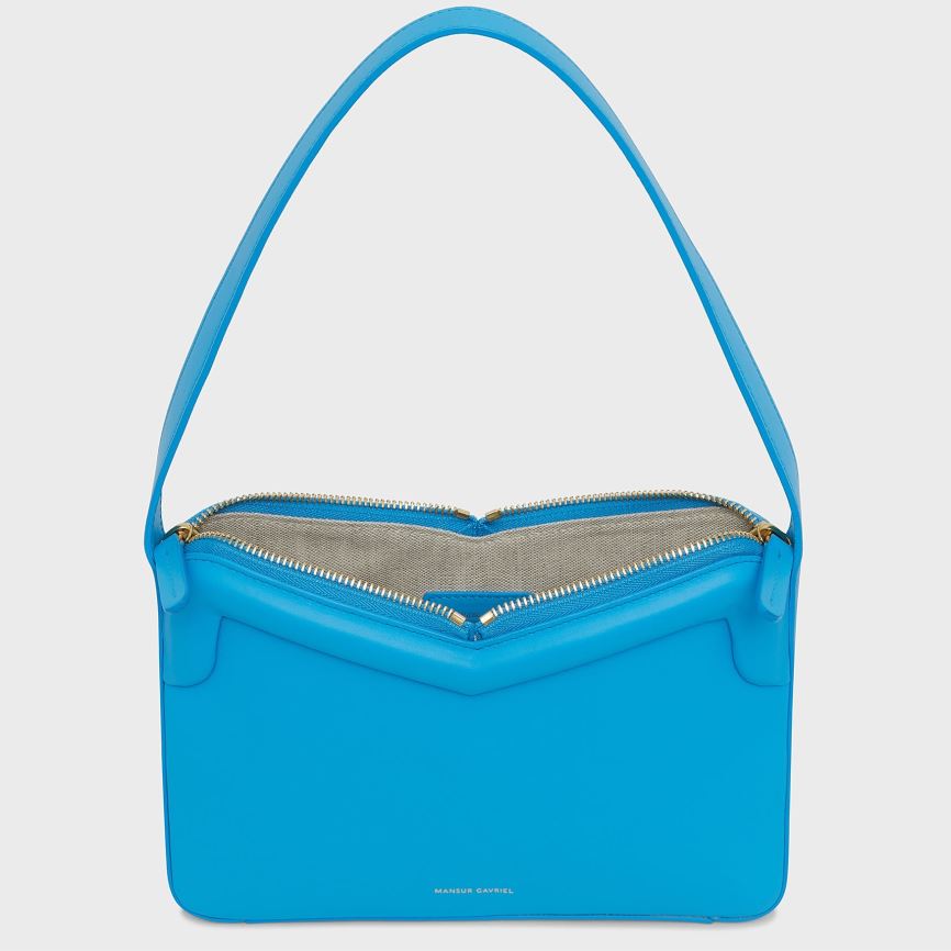 Borsa Baguette Mansur Gavriel M Frame Baguette Donna Blu | INVXRA2E7