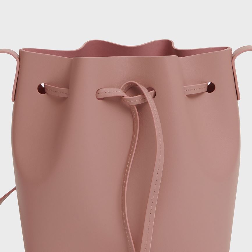 Borse A Secchiello Mansur Gavriel Apple Pelle Mini Donna Rosa | XDRV6Z274