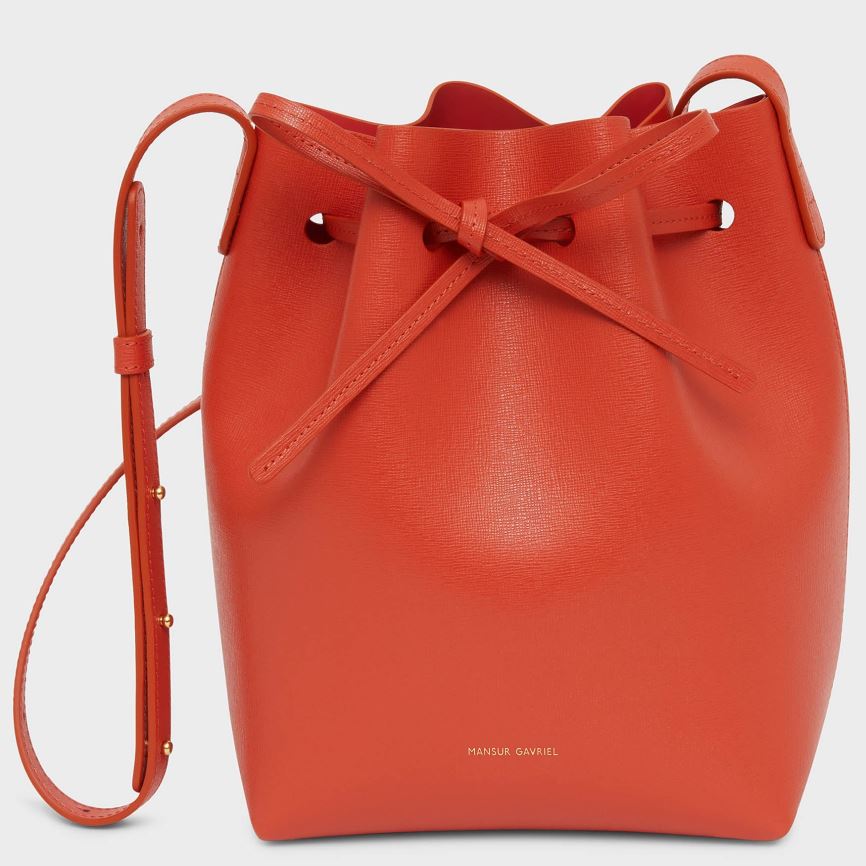 Borse A Secchiello Mansur Gavriel Mini Donna Rosse | ENMPFI725