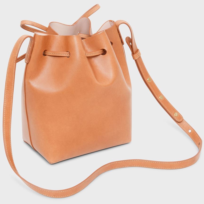 Borse A Secchiello Mansur Gavriel Mini Donna Marroni Chiaro | JIFRGD284