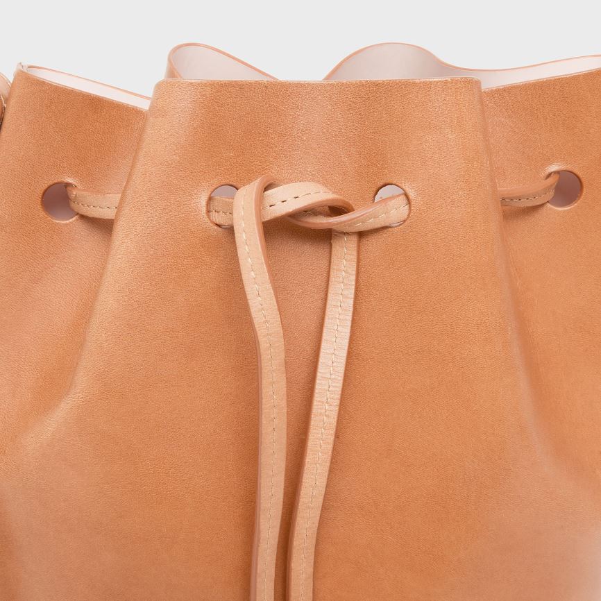 Borse A Secchiello Mansur Gavriel Mini Donna Marroni Chiaro | JIFRGD284