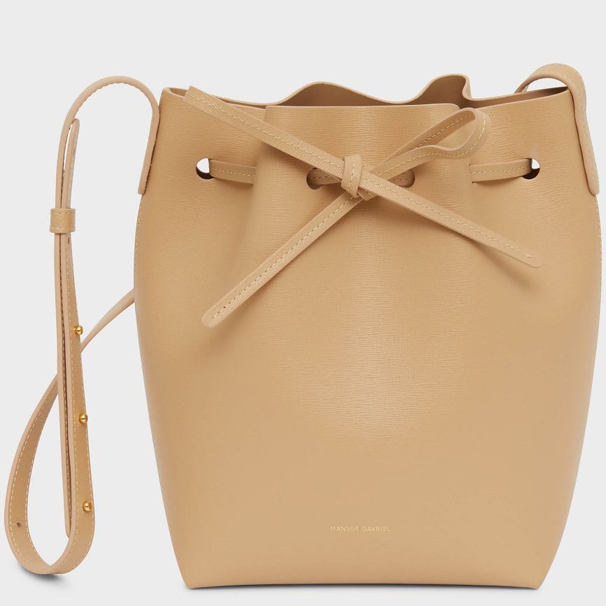 Borse A Secchiello Mansur Gavriel Mini Donna Marroni Chiaro | TINDE12718