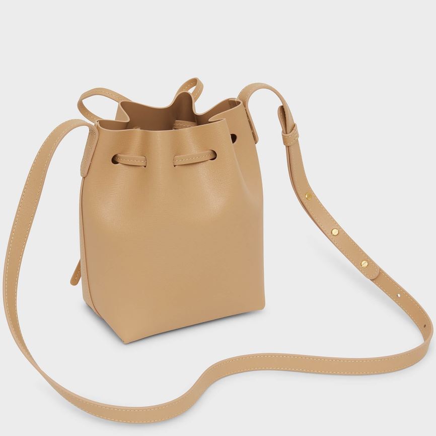 Borse A Secchiello Mansur Gavriel Mini Mini Donna Marroni Chiaro | 6DVAQZ26E