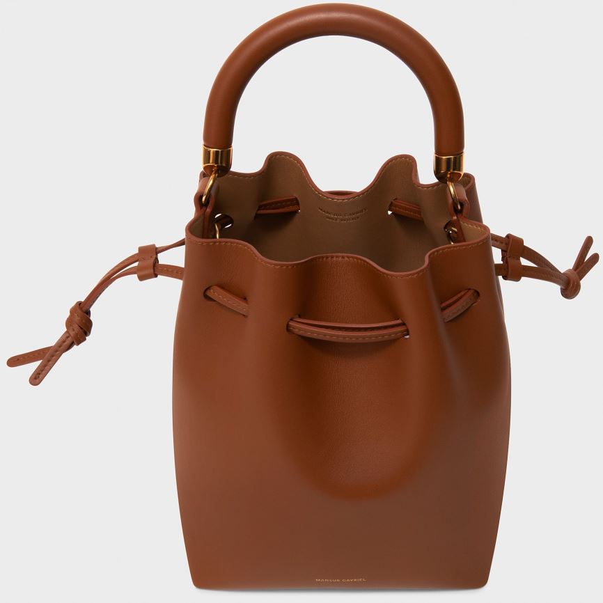 Borse A Secchiello Mansur Gavriel Movimento Mini Donna Marroni Scuro | MXED6F680