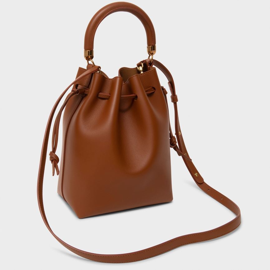 Borse A Secchiello Mansur Gavriel Movimento Mini Donna Marroni Scuro | MXED6F680