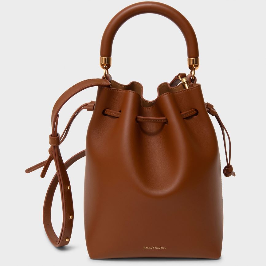 Borse A Secchiello Mansur Gavriel Movimento Mini Donna Marroni Scuro | MXED6F680