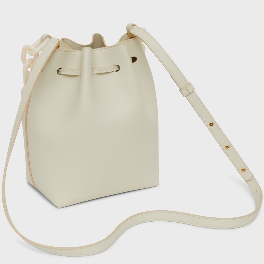 Borse A Secchiello Mansur Gavriel Twist Mini Donna Crema | 12HBODN472