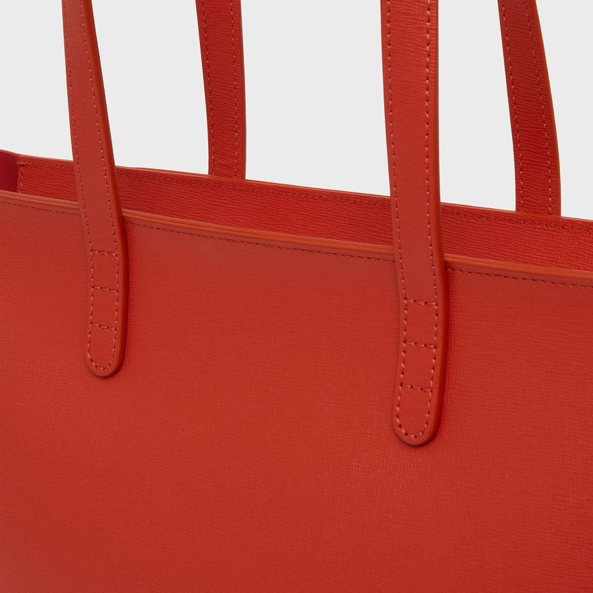 Borse Tote Mansur Gavriel Small Zip Donna Rosse | MUFDCP627