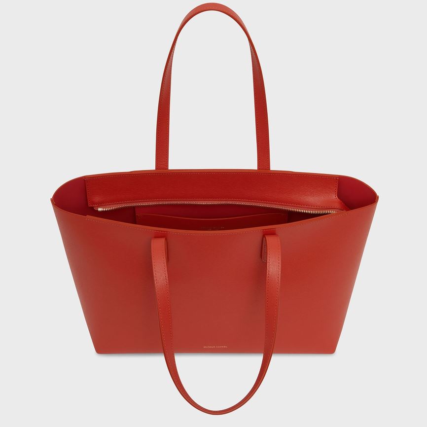 Borse Tote Mansur Gavriel Small Zip Donna Rosse | MUFDCP627