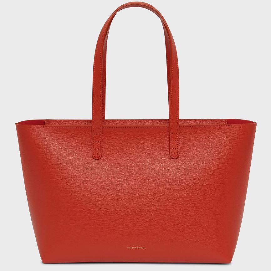 Borse Tote Mansur Gavriel Small Zip Donna Rosse | MUFDCP627