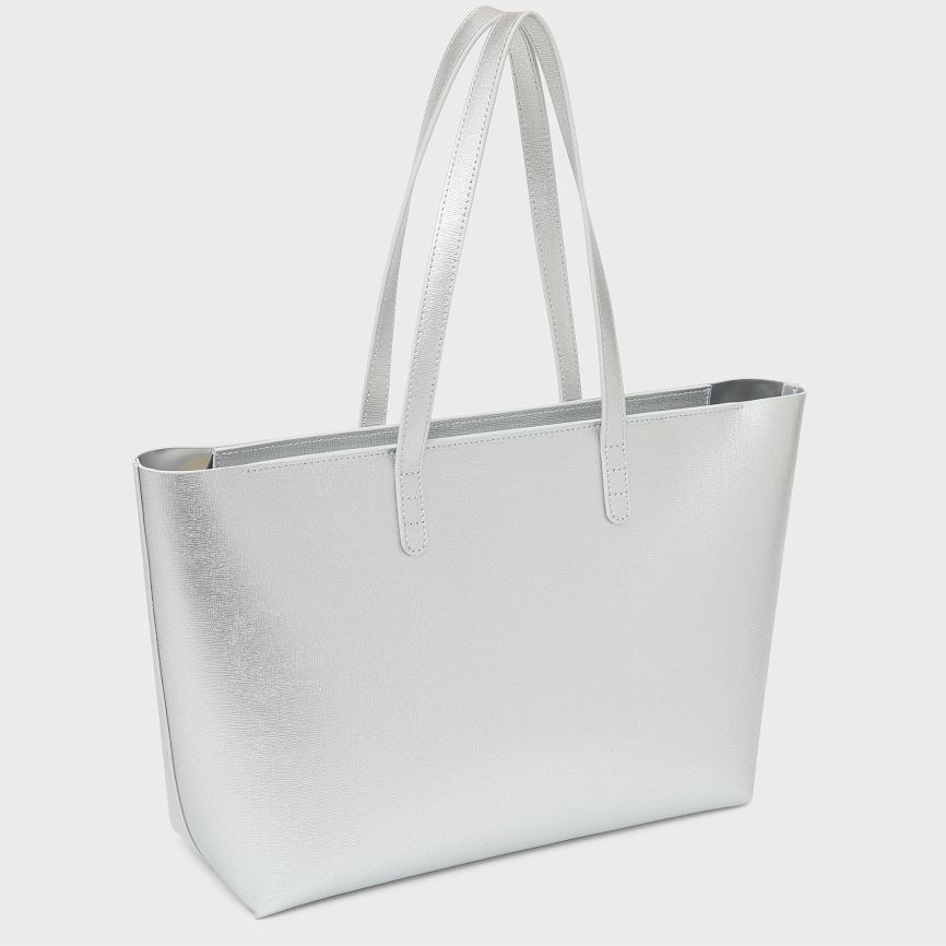 Borse Tote Mansur Gavriel Small Zip Donna Argento | XBEMD1295E