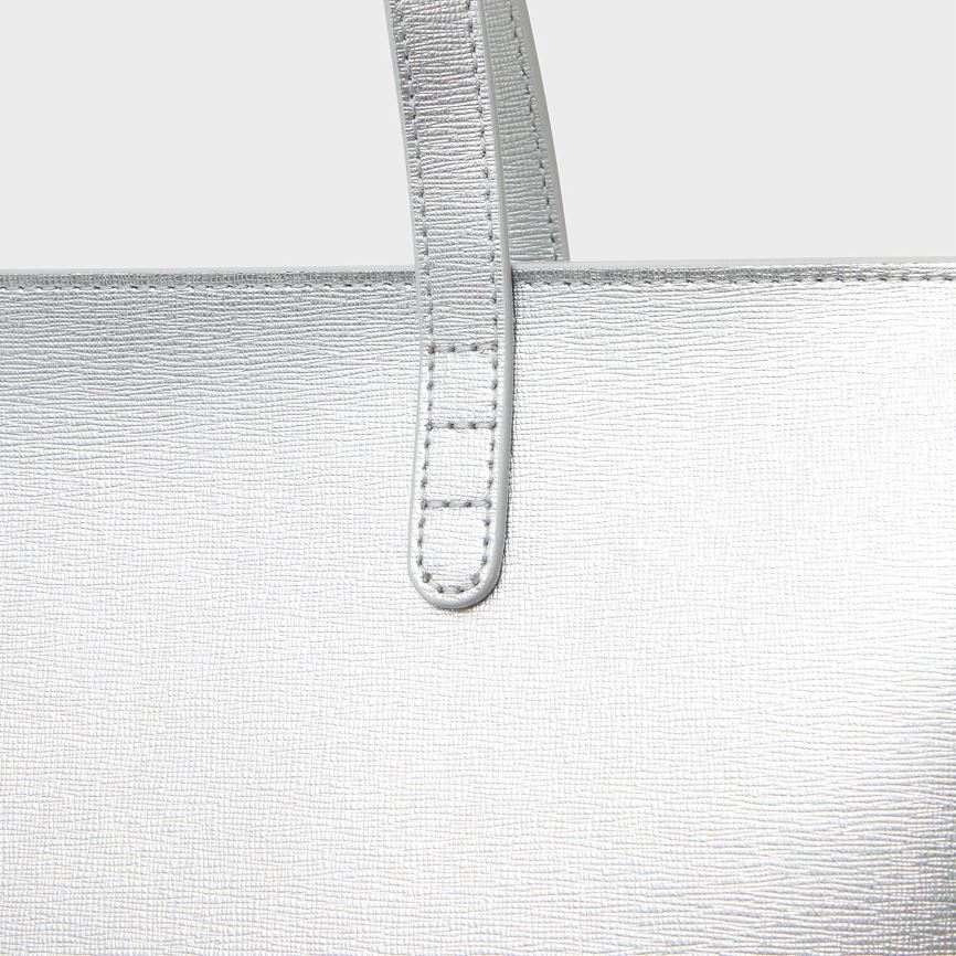 Borse Tote Mansur Gavriel Small Zip Donna Argento | XBEMD1295E