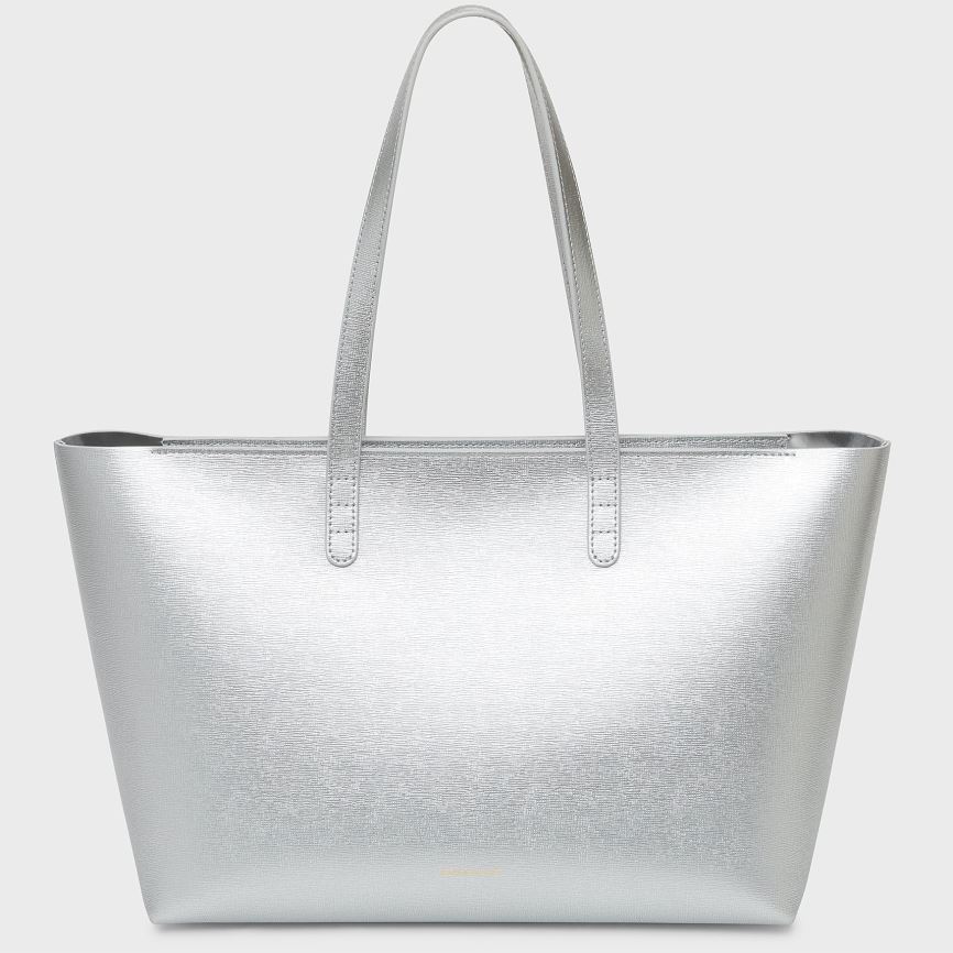 Borse Tote Mansur Gavriel Small Zip Donna Argento | XBEMD1295E