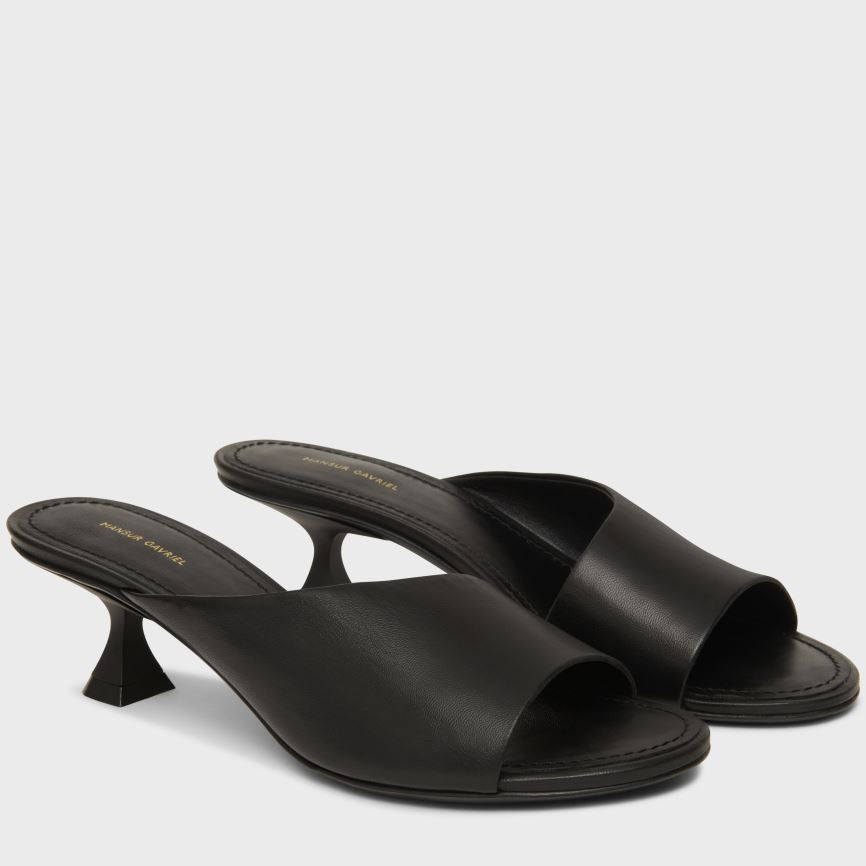 Mules Mansur Gavriel Kitten Open Punta Donna Nere | IFGR12N780