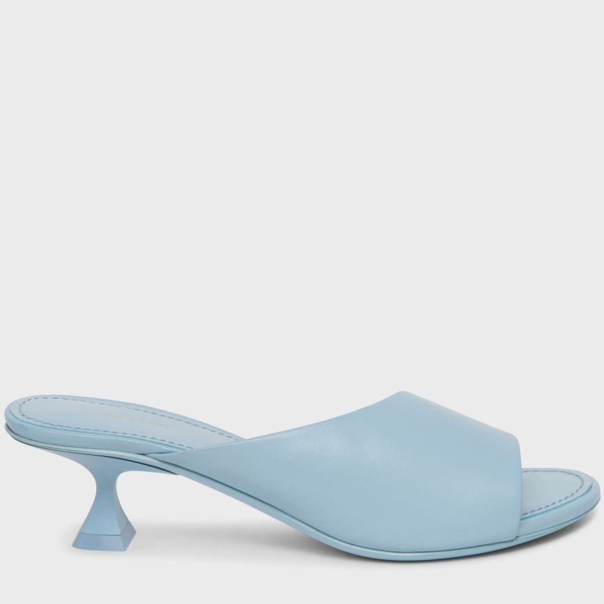 Mules Mansur Gavriel Kitten Open Punta Donna Blu Chiaro | NGRHAS719