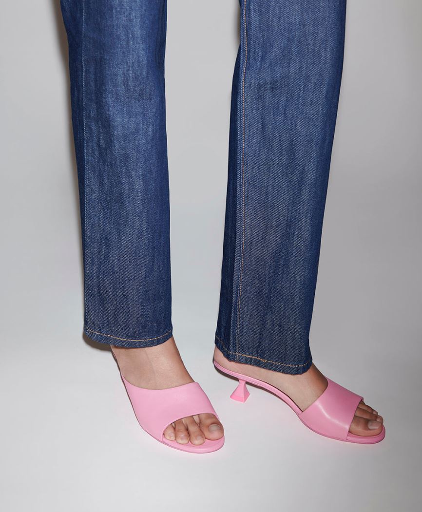 Mules Mansur Gavriel Kitten Open Punta Donna Rosa | PMQ12XS869