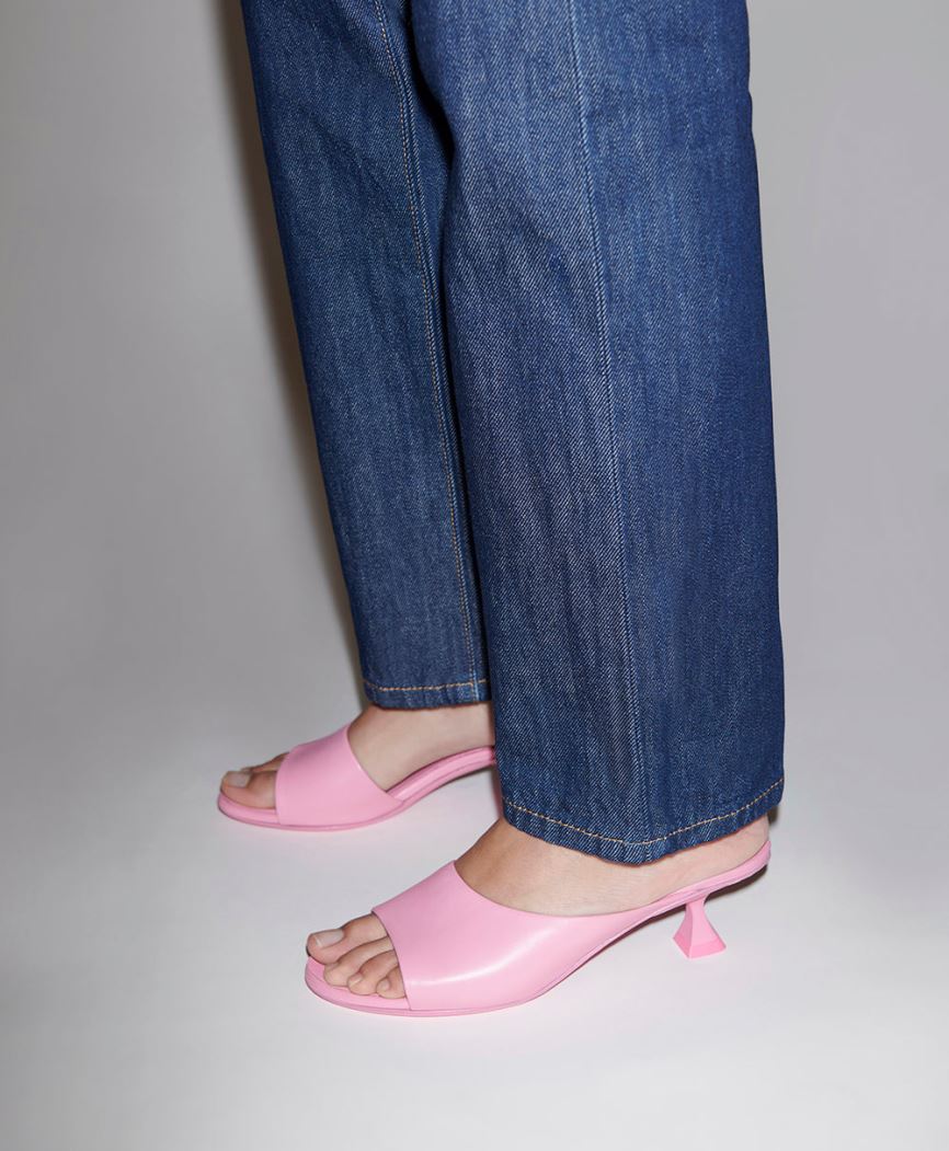 Mules Mansur Gavriel Kitten Open Punta Donna Rosa | PMQ12XS869