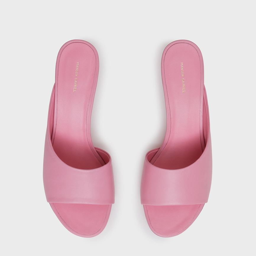 Mules Mansur Gavriel Kitten Open Punta Donna Rosa | PMQ12XS869