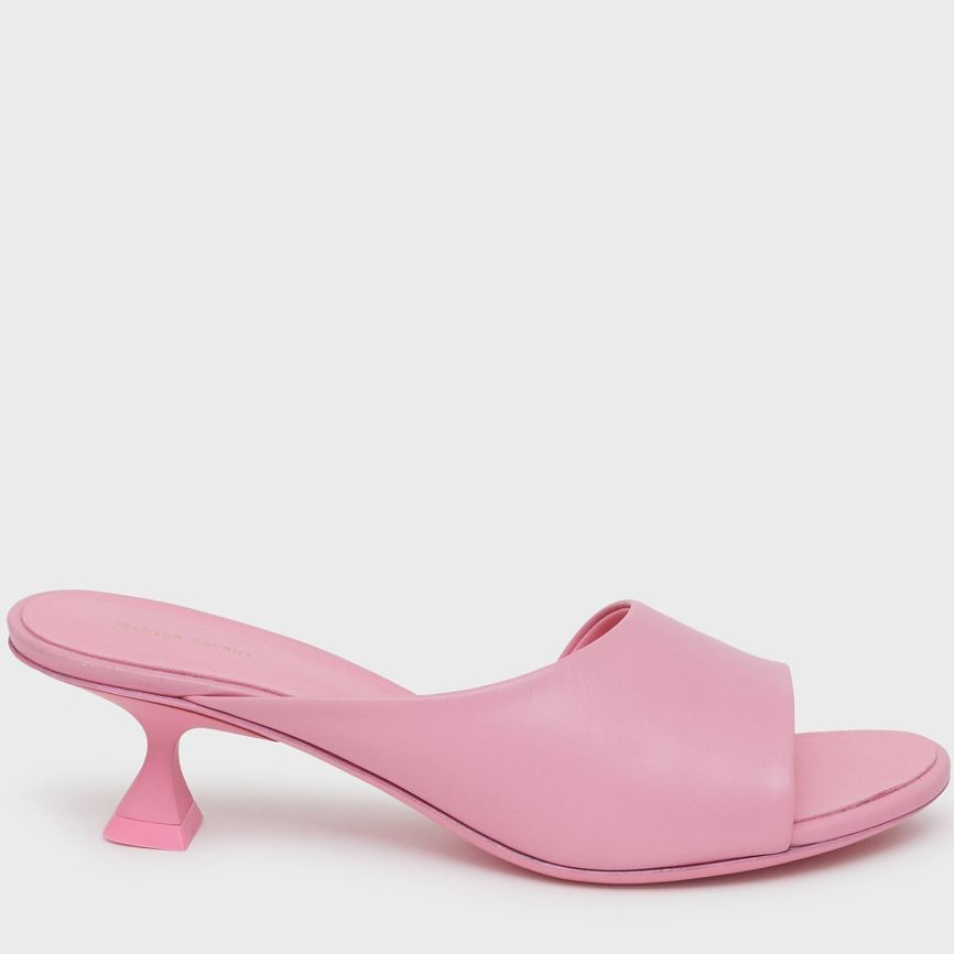 Mules Mansur Gavriel Kitten Open Punta Donna Rosa | PMQ12XS869