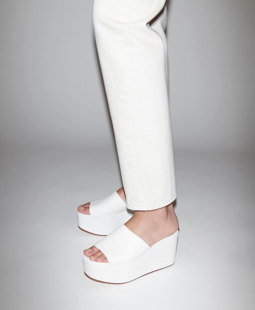 Mules Mansur Gavriel Platform Donna Bianche | UBFVDX976