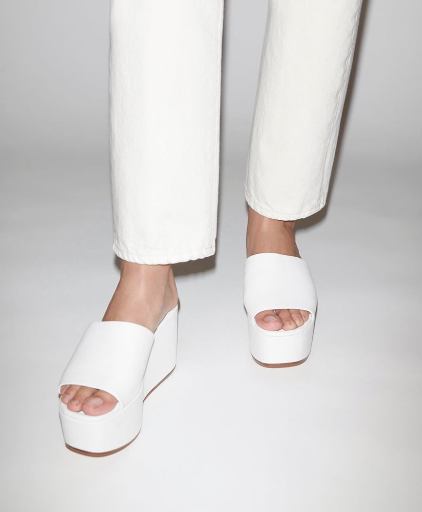 Mules Mansur Gavriel Platform Donna Bianche | UBFVDX976