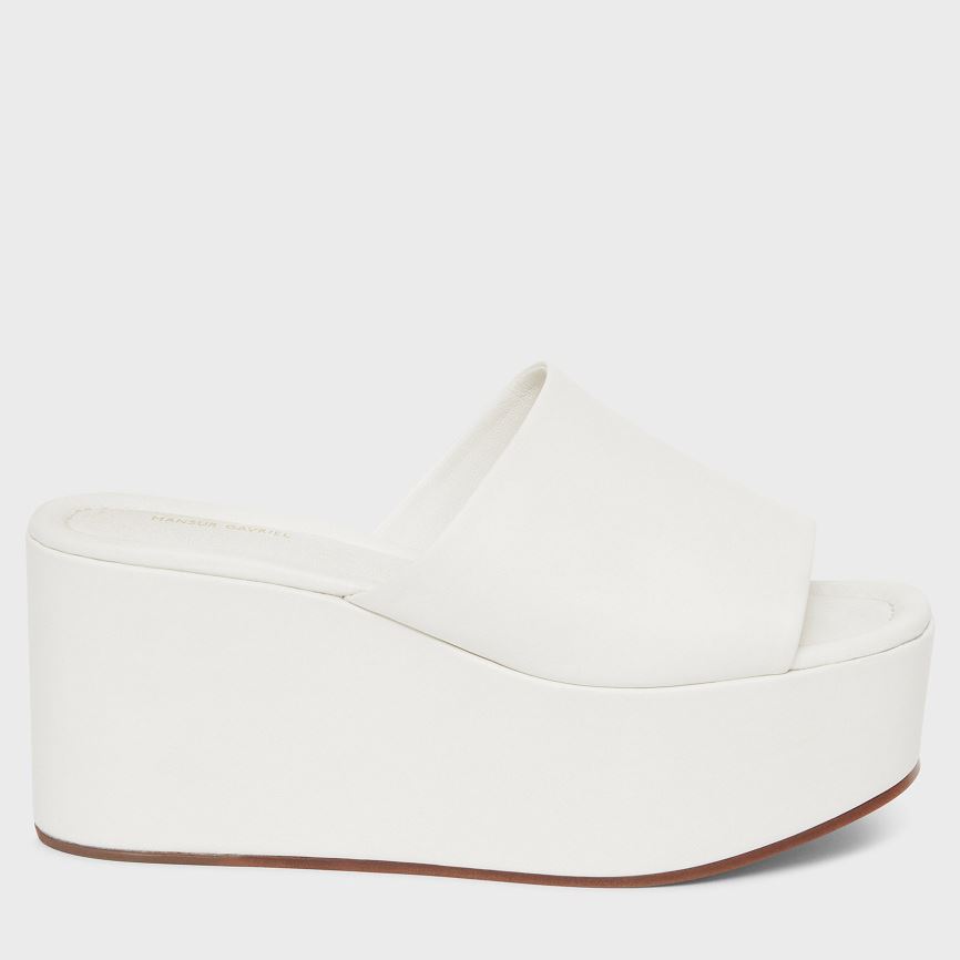 Mules Mansur Gavriel Platform Donna Bianche | UBFVDX976