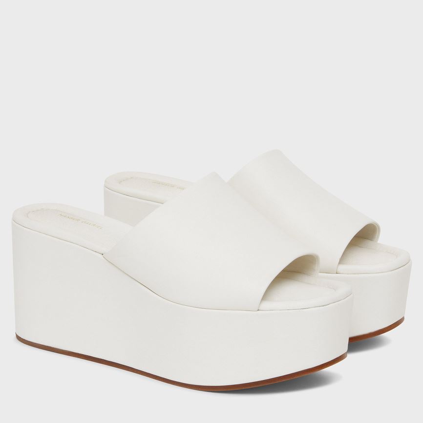 Mules Mansur Gavriel Platform Donna Bianche | UBFVDX976