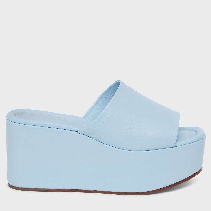 Mules Mansur Gavriel Platform Donna Blu Chiaro | PJSHF659E