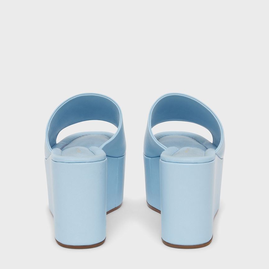 Mules Mansur Gavriel Platform Donna Blu Chiaro | PJSHF659E