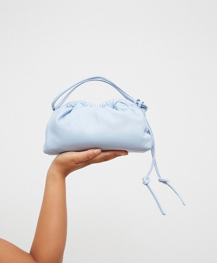 Pochette Mansur Gavriel Mini Cloud Donna Blu Chiaro | MTHCNE468