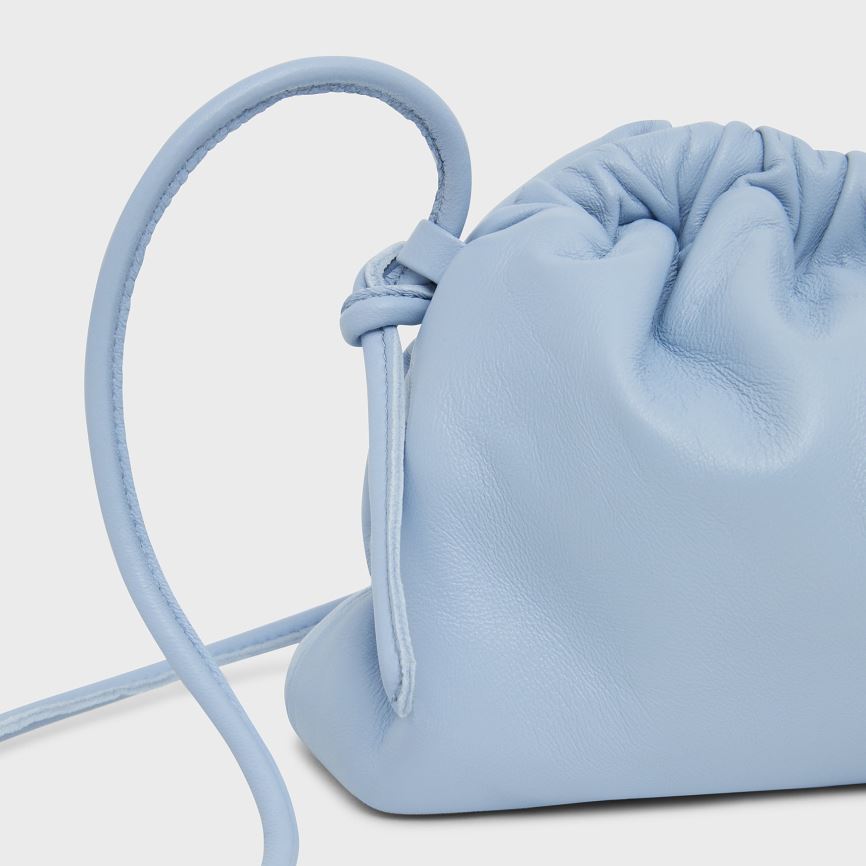 Pochette Mansur Gavriel Mini Cloud Donna Blu Chiaro | MTHCNE468