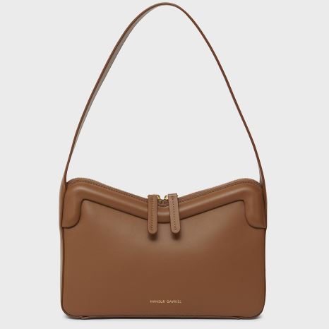 Borsa Baguette Mansur Gavriel M Frame Baguette Donna Marroni | BM12NHS647