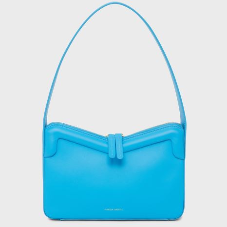 Borsa Baguette Mansur Gavriel M Frame Baguette Donna Blu | INVXRA2E7