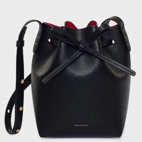 Borse A Secchiello Mansur Gavriel Mini Mini Donna Nere | 12JUQH6524