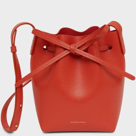 Borse A Secchiello Mansur Gavriel Mini Mini Donna Rosse | FUSGOE507