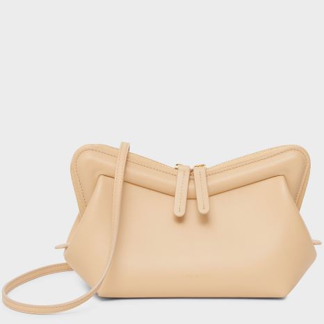 Borse Crossbody Mansur Gavriel Mini M Frame Donna Marroni Chiaro | UOVHSF564