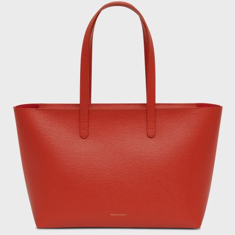 Borse Tote Mansur Gavriel Small Zip Donna Rosse | MUFDCP627