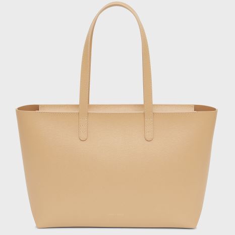 Borse Tote Mansur Gavriel Small Zip Donna Marroni Chiaro | SI6FCD714