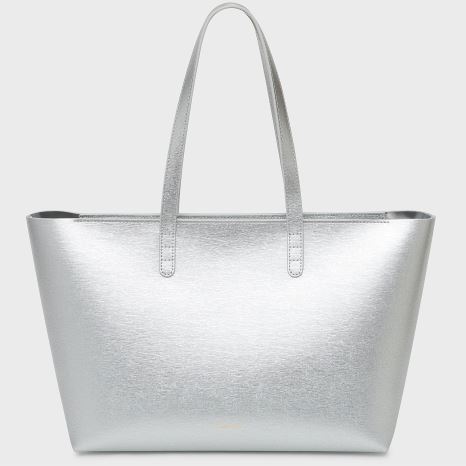 Borse Tote Mansur Gavriel Small Zip Donna Argento | XBEMD1295E