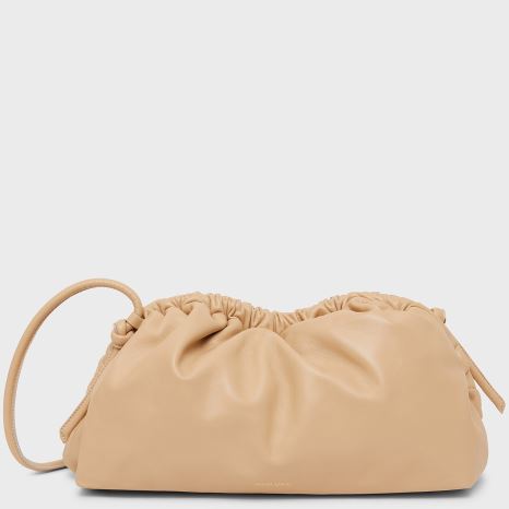 Pochette Mansur Gavriel Cloud Donna Marroni Chiaro | EQVOMX849