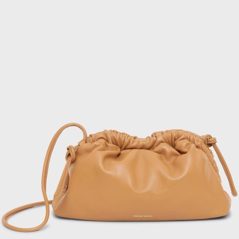 Pochette Mansur Gavriel Mini Cloud Donna Marroni Chiaro | XDMRGV751